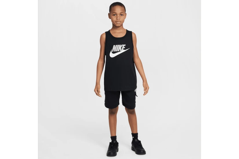 Nike Sportswear Παιδική Αμάνικη Μπλούζα Μαύρη