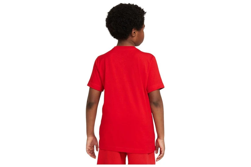Nike Sportswear Παιδικό Κοντομάνικο T-Shirt Κόκκινο, Λευκό