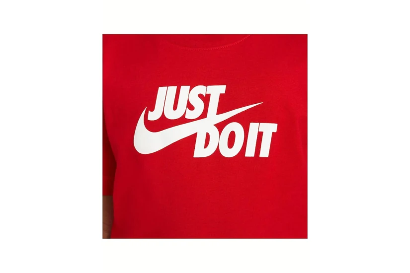 Nike Sportswear Παιδικό Κοντομάνικο T-Shirt Κόκκινο, Λευκό