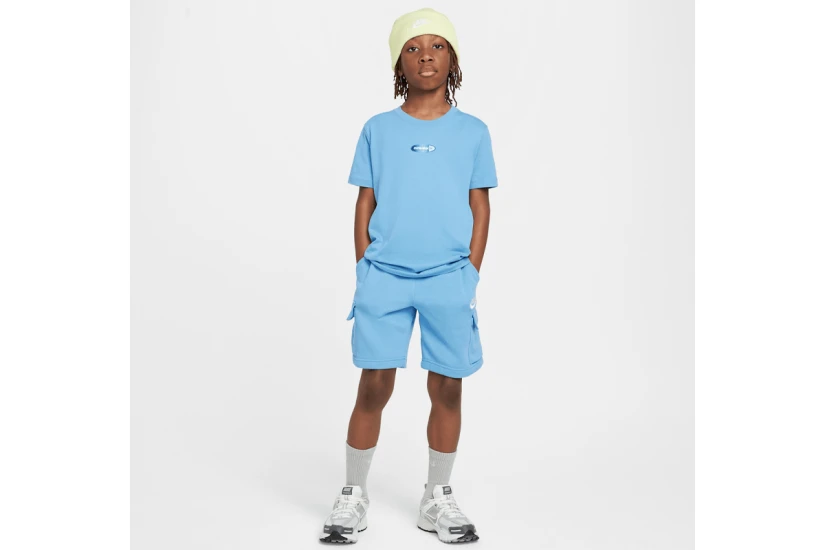 Nike Dn Sportswear Παιδικό Κοντομάνικο T-Shirt Γαλάζιο, Μπλε