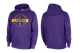Nike Los Angeles Lakers Ανδρικό Φούτερ με Κουκούλα Μωβ, Κίτρινο