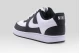 Nike Court Vision Low Ανδρικά Sneakers Μαύρα, Λευκά