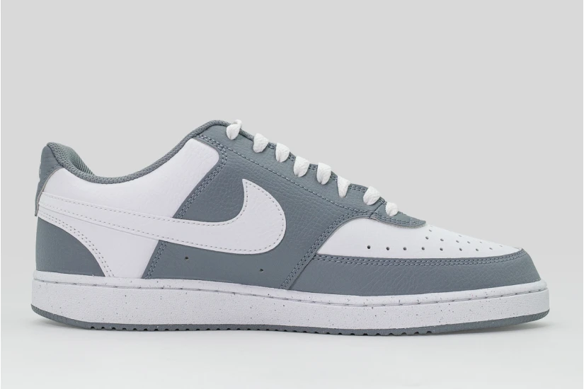Nike Court Vision Low Ανδρικά Sneakers Λευκά, Γκρι