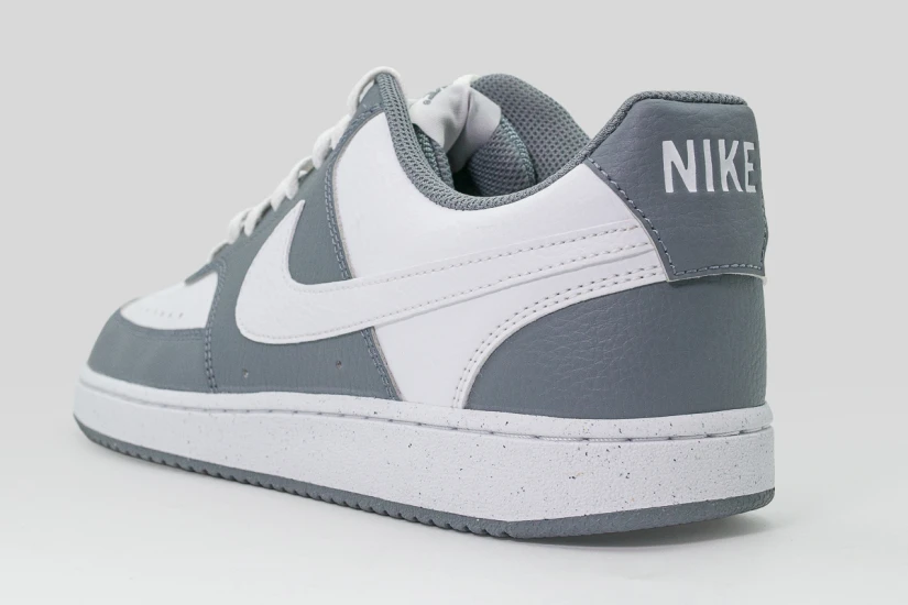 Nike Court Vision Low Ανδρικά Sneakers Λευκά, Γκρι