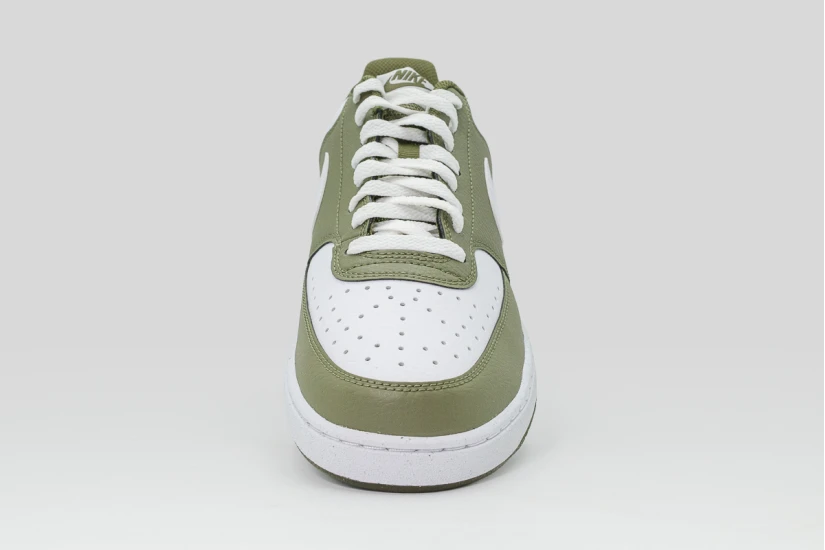 Nike Court Vision Low Ανδρικά Sneakers Λευκά, Λαδί