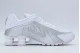Nike Shox R4 Ανδρικά Sneakers Λευκά, Ασημί