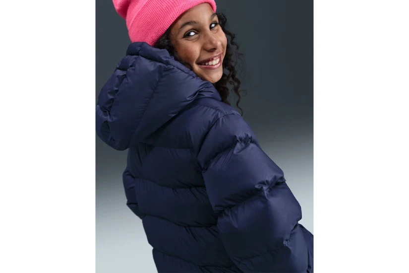 Nike Therma-Fit Παιδικό Μπουφάν Puffer με Κουκούλα