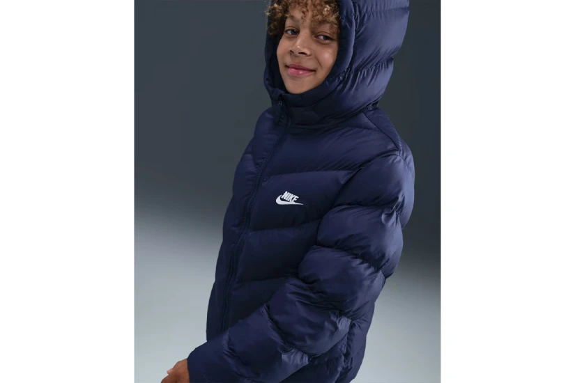 Nike Therma-Fit Παιδικό Μπουφάν Puffer με Κουκούλα