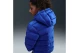 Nike Therma-Fit Παιδικό Μπουφάν Puffer με Κουκούλα Μπλε