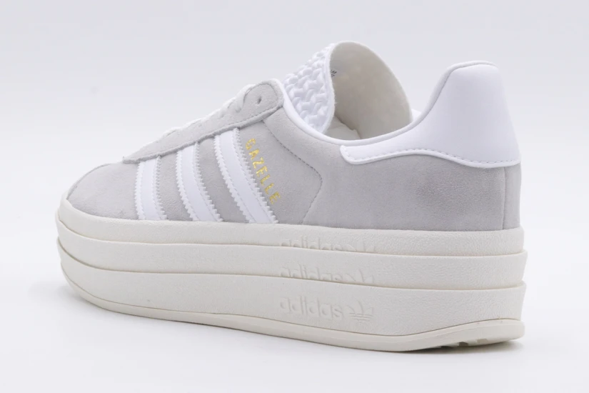 Adidas Originals Gazelle Bold Sneakers Γκρι Ανοιχτά, Εκρού