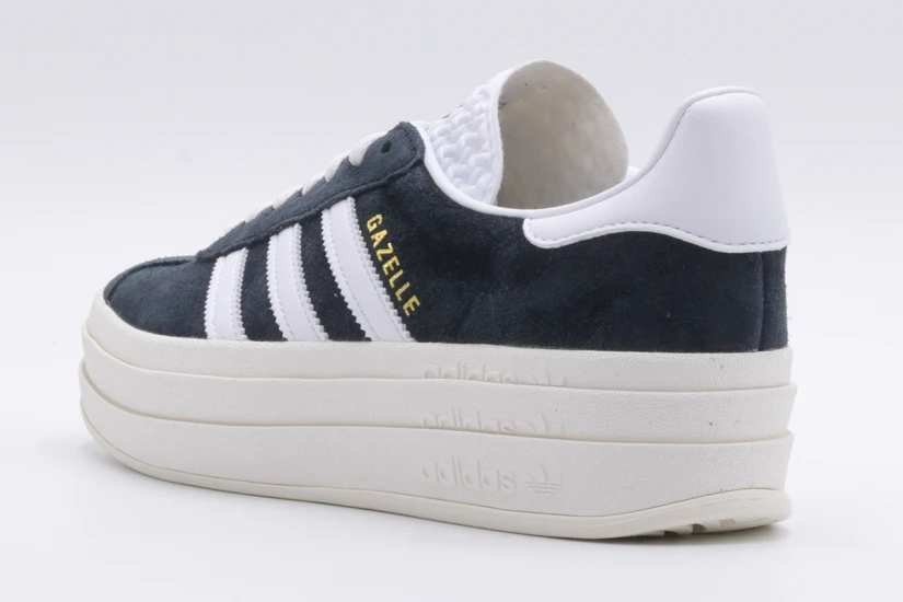 Adidas Originals Gazelle Bold Sneakers Μαύρα, Λευκά, Εκρού