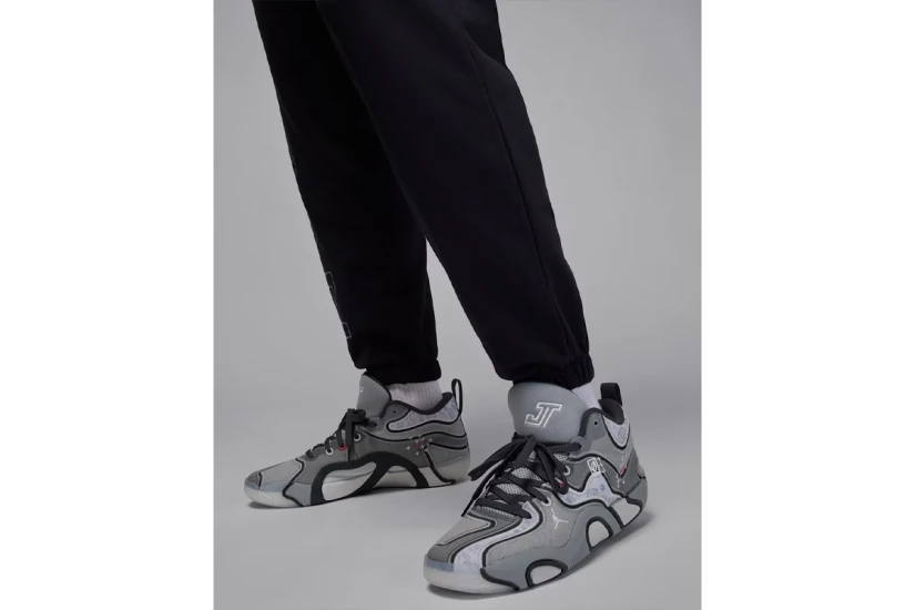 Jordan Sport Crossover Fleece Ανδρικό Παντελόνι Φόρμας Μαύρο, Γκρι