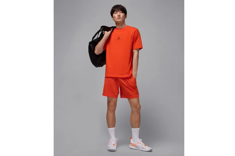 Jordan Sport Dri-FIT Ανδρικό Κοντομάνικο T-Shirt Πορτοκαλί