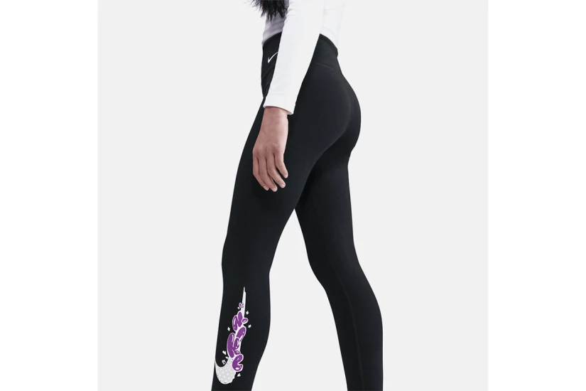 Nike Sportswear Γυναικείο Μακρύ Κολάν Μαύρο