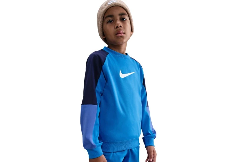 Nike Sportswear Παιδικό Σετ Μακρυμάνικη Μπλούζα - Παντελόνι Φόρμας Μπλε