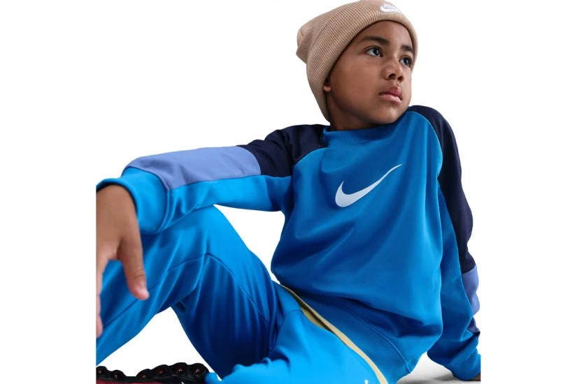 Nike Sportswear Παιδικό Σετ Μακρυμάνικη Μπλούζα - Παντελόνι Φόρμας Μπλε