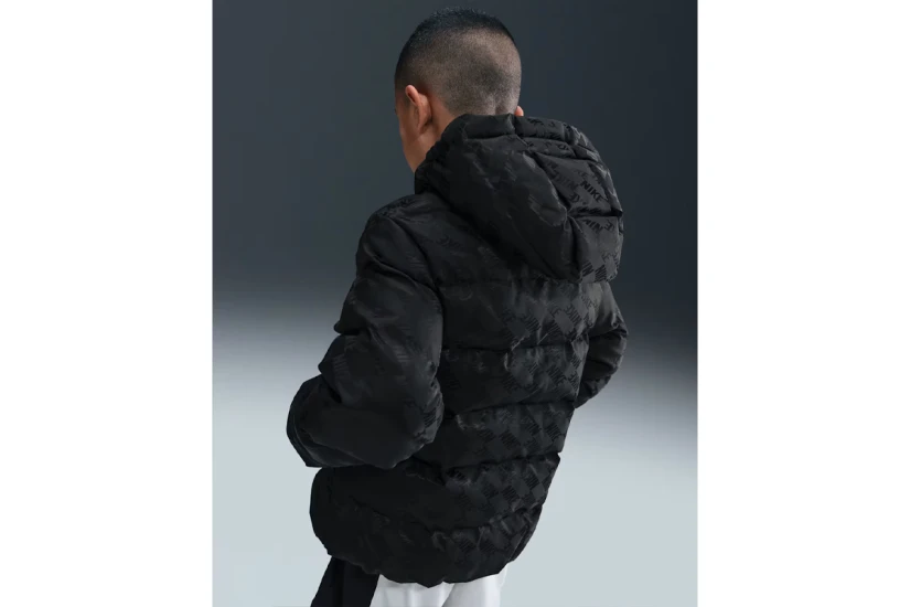 Nike Sportswear All Day Play Therma-Fit Παιδικό Μπουφάν Puffer Μαύρο