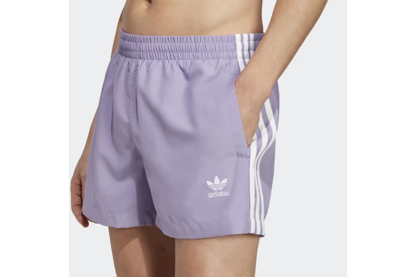 Adidas Originals Adicolor 3-Stripes Ανδρικό Μαγιό Σορτς Βιολετί