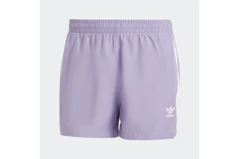 Adidas Originals Adicolor 3-Stripes Ανδρικό Μαγιό Σορτς Βιολετί