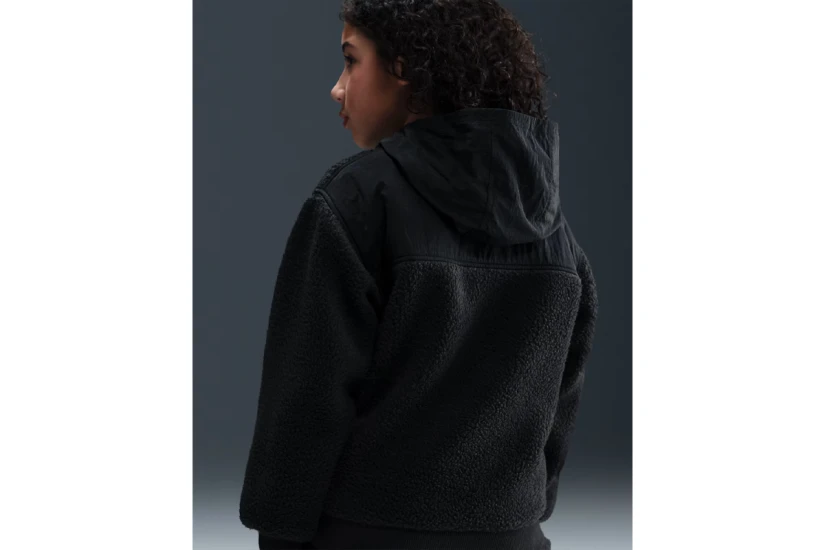 Nike Sportswear Club Fleece Club Παιδικό Φούτερ με Κουκούλα Μαύρο