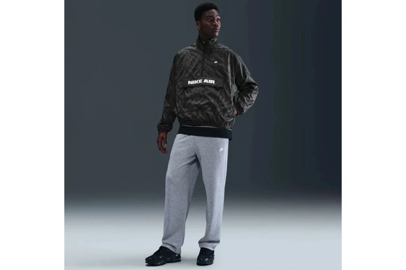 Nike Air Ανδρικό Αδιάβροχο Μπουφάν Ανθρακί, Μαύρο