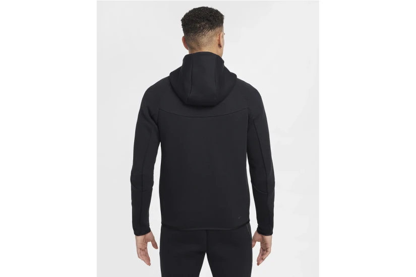 Nike Tech Fleece Windrunner Ανδρική Ζακέτα με Κουκούλα Μαύρη