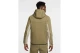 Nike Tech Fleece Windrunner Ανδρική Ζακέτα με Κουκούλα Χακί, Λαδί