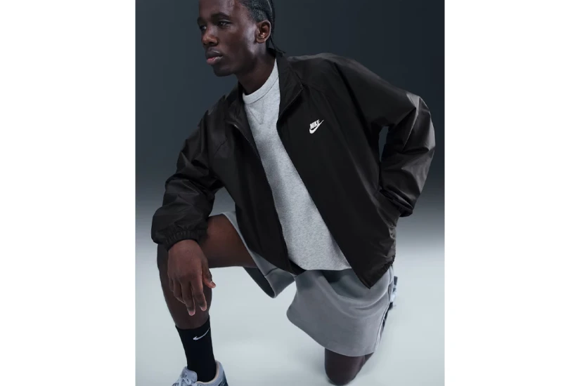 Nike Sportswear Club Roscoe Ανδρική Πολυεστερική Ζακέτα Μαύρη
