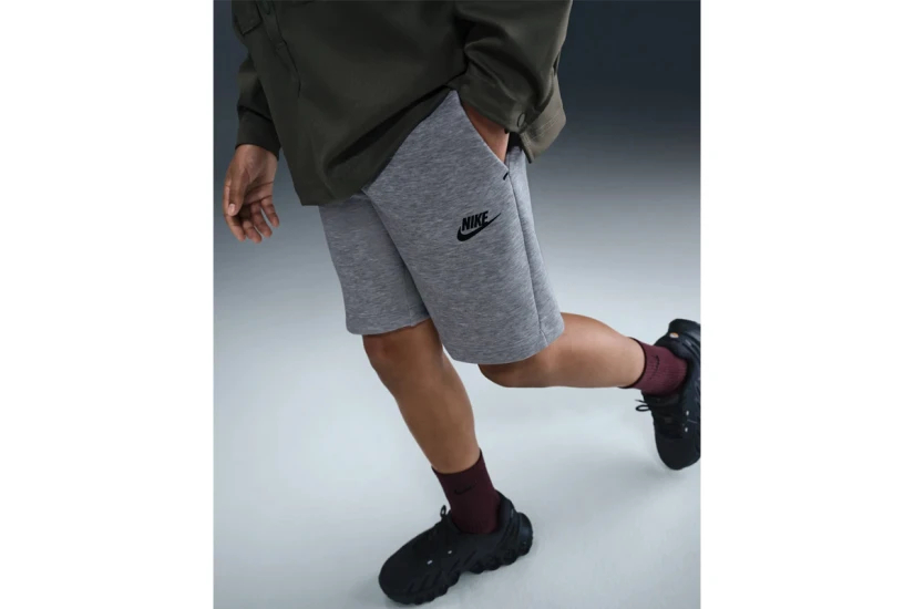Nike Sportswear Tech Fleece Παιδική Αθλητική Βερμούδα Γκρι