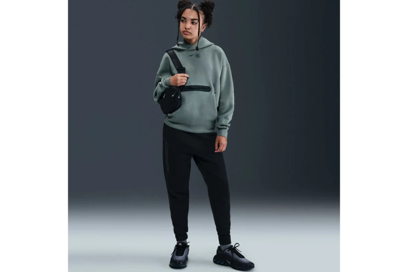Nike Sportswear Tech Fleece Παιδικό Φούτερ με Κουκούλα Μέντα