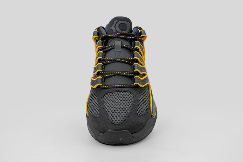 Nike KD18 Ανδρικά Μπασκετικά Παπούτσια Μαύρα, Κίτρινα, Γκρι Σκούρο