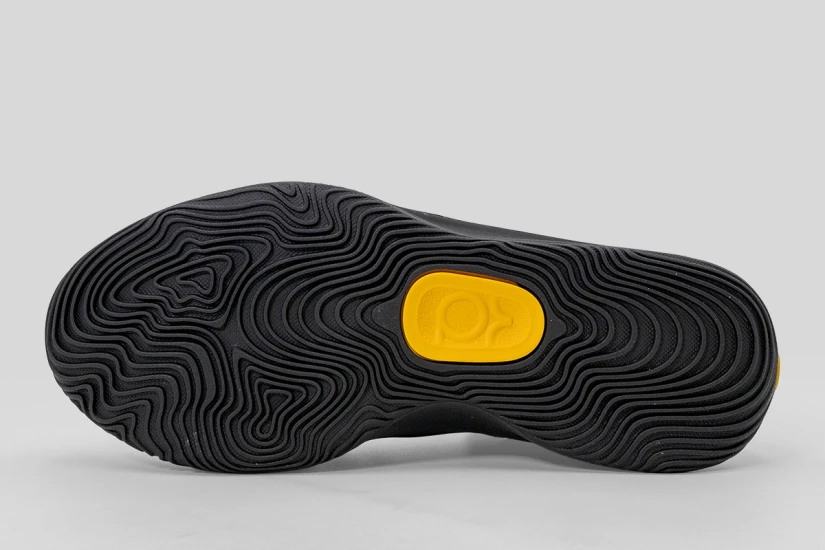 Nike KD18 Ανδρικά Μπασκετικά Παπούτσια Μαύρα, Κίτρινα, Γκρι Σκούρο