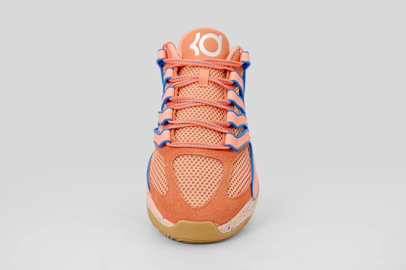 Nike KD18 Ανδρικά Μπασκετικά Παπούτσια Κοραλλί, Σομόν, Μπλε