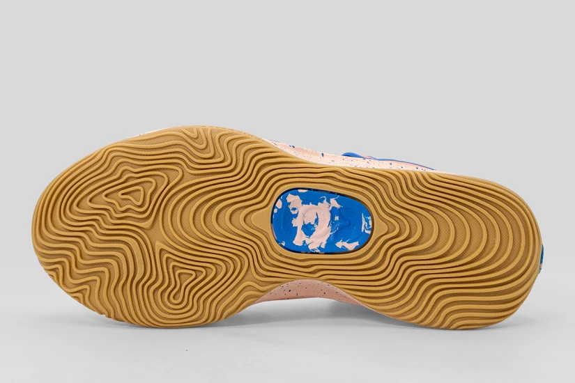 Nike KD18 Ανδρικά Μπασκετικά Παπούτσια Κοραλλί, Σομόν, Μπλε