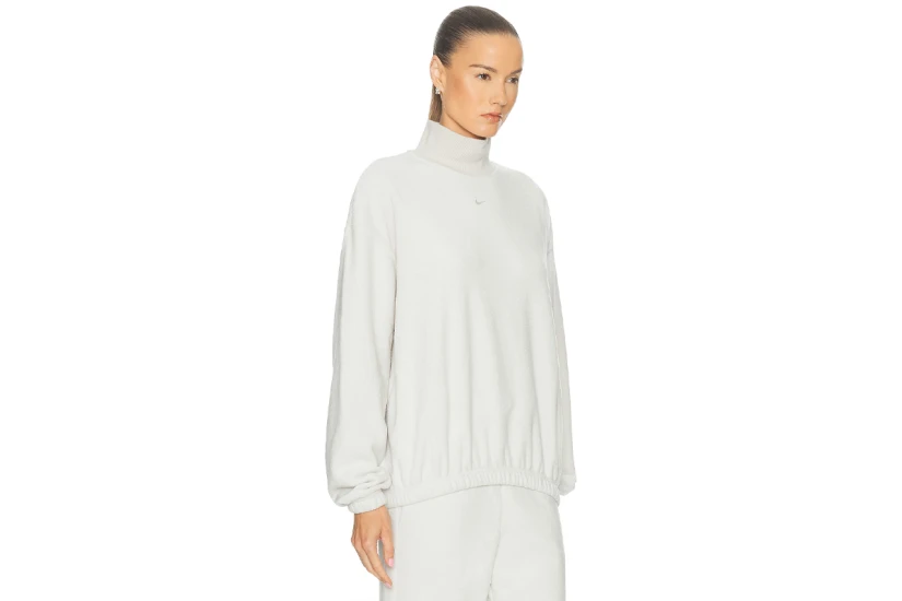 Nike Sportswear Phoenix Plush Γυναικεία Μπλούζα Fleece Μπεζ