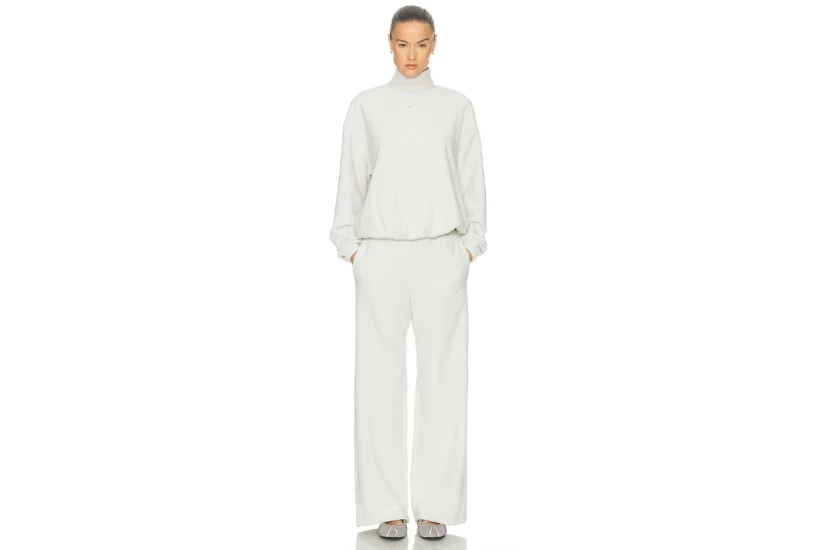 Nike Sportswear Phoenix Plush Γυναικεία Μπλούζα Fleece Μπεζ