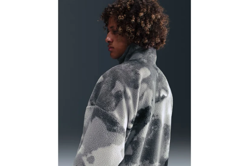 Nike Therma-Fit Ανδρική Μακρυμάνικη Μπλούζα Fleece με Φερμουάρ