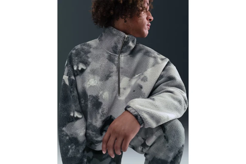 Nike Therma-Fit Ανδρική Μακρυμάνικη Μπλούζα Fleece με Φερμουάρ
