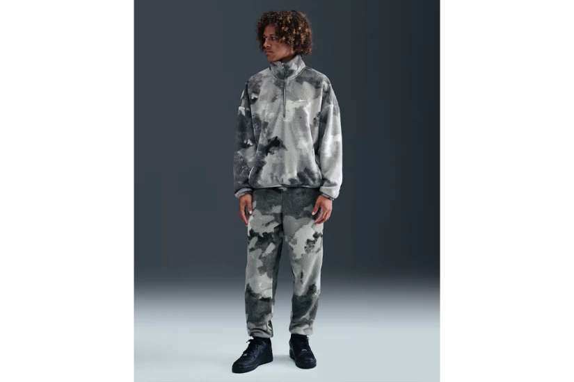 Nike Therma-Fit Ανδρική Μακρυμάνικη Μπλούζα Fleece με Φερμουάρ
