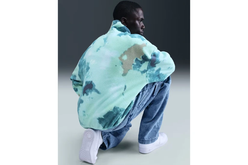 Nike Therma-Fit Ανδρική Μακρυμάνικη Μπλούζα Fleece με Φερμουάρ