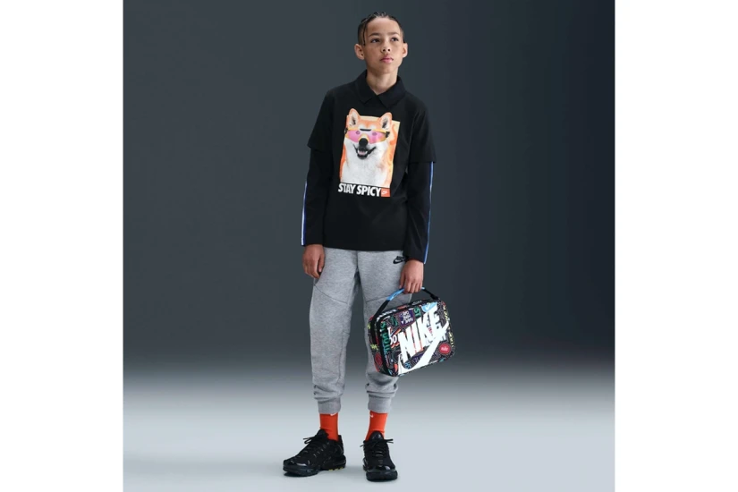 Nike Παιδικό Κοντομάνικο T-Shirt Μαύρο