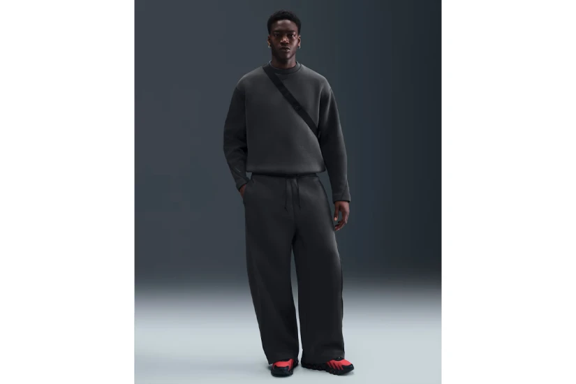 Nike Tech Fleece Open Hem Ανδρικό Παντελόνι Φόρμας Ανθρακί