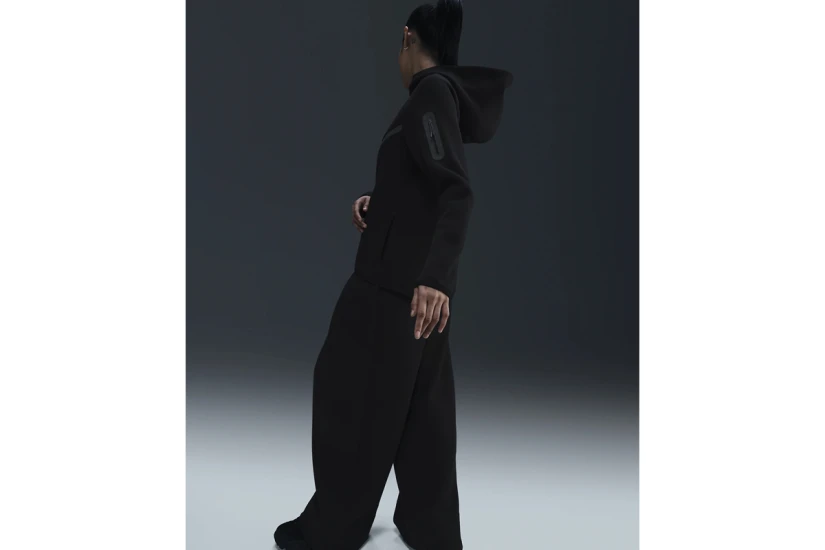 Nike Sportswear Tech Fleece Windrunner Ζακέτα με Κουκούλα Μαύρη