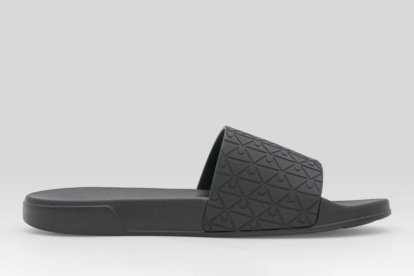 Calvin Klein Nemo Contoured Emblem Logo Sliders Γυναικείες Παντόφλες Μαύρες