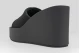 Calvin Klein Melia - Canvas Platform Wedge Γυναικεία Σανδάλια Μαύρα
