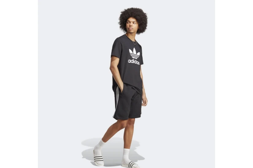 Adidas Originals Trefoil Essentials Ανδρικό Κοντομάνικο T-Shirt Μαύρο