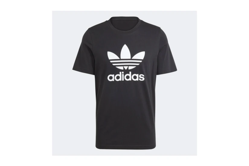 Adidas Originals Trefoil Essentials Ανδρικό Κοντομάνικο T-Shirt Μαύρο