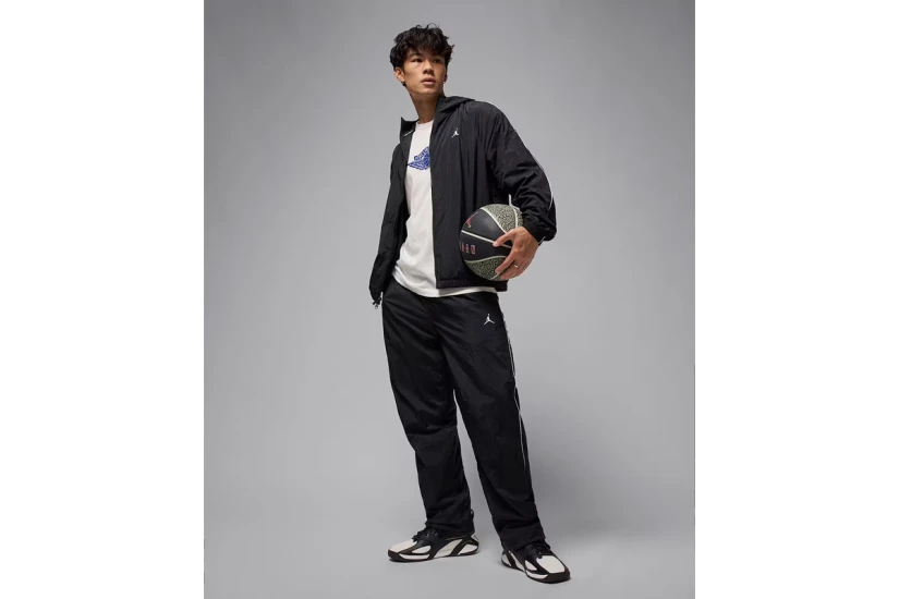 Jordan Sport Classic Ανδρικό Παντελόνι Φόρμας Μαύρο
