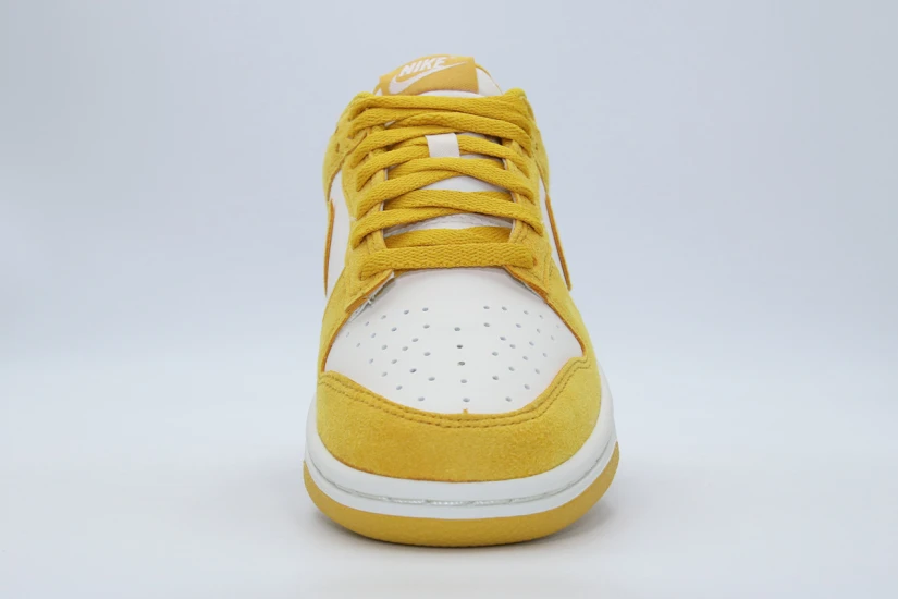 Nike Dunk Low Sneakers Λευκά, Μουσταρδί