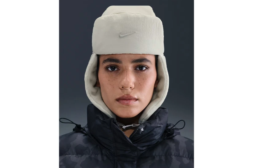 Nike Fly Unstructured Puffer Trapper Σκούφος Earmuff Εκρού